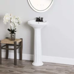 Calvo 15 Inch Pedestal Sink