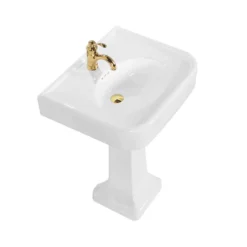 26 Inch Pedestal Bathroom Sink -VINTAGE TUB Store rmmo76 1 top angle
