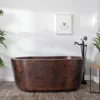 Moroccan Copper Double Ended Freestanding Tub 1 Moroccan Copper Double Ended Freestanding Tub -VINTAGE TUB Store rmmx833 64 ac life