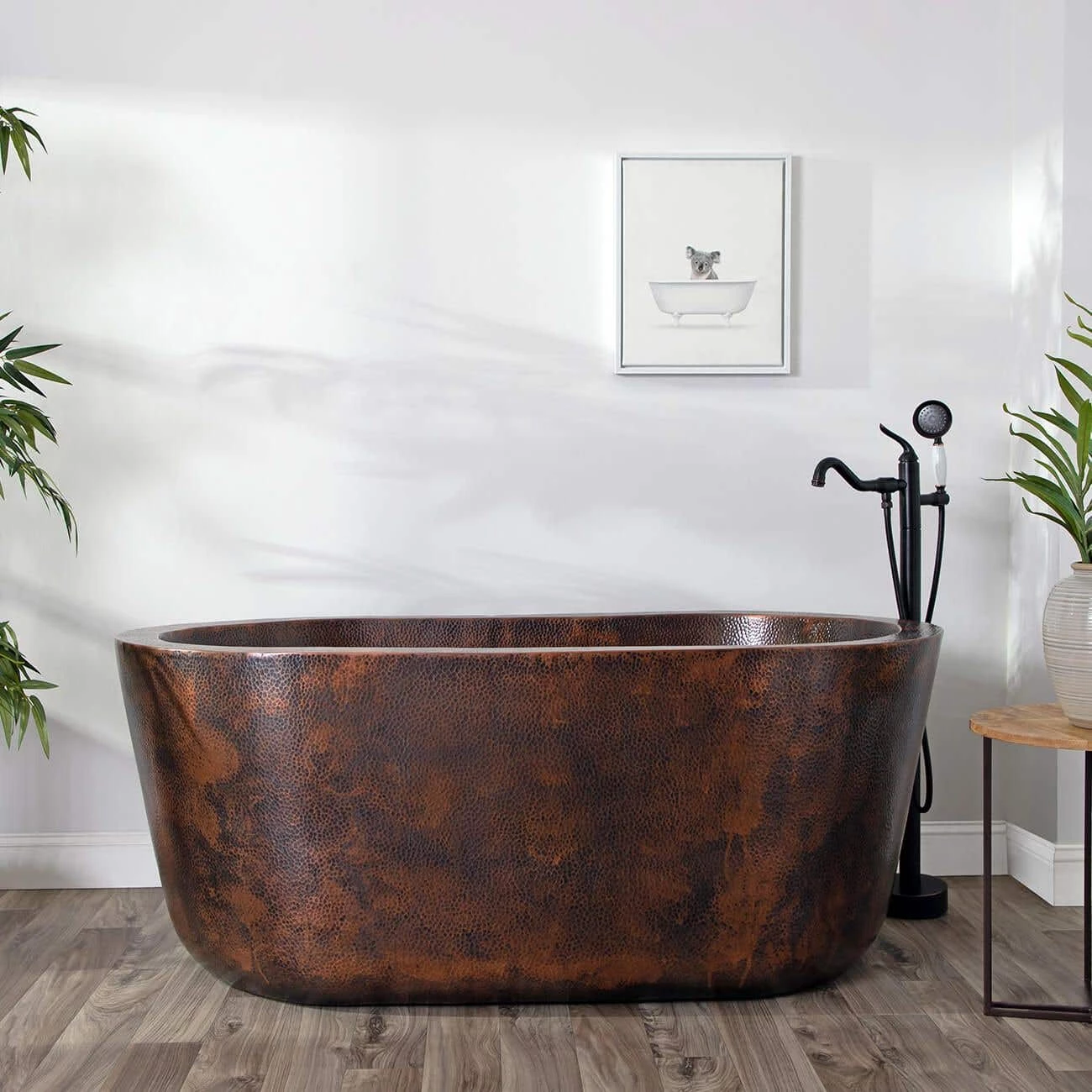 Moroccan Copper Double Ended Freestanding Tub 3 Moroccan Copper Double Ended Freestanding Tub