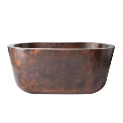 Moroccan Copper Double Ended Freestanding Tub 9 Moroccan Copper Double Ended Freestanding Tub -VINTAGE TUB Store rmmx833 64 ac wh