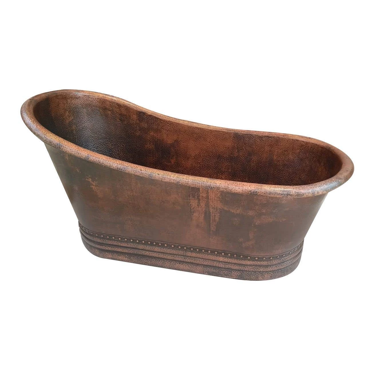 Reese Copper Slipper Bathtub 4 Reese Copper Slipper Bathtub - Image 2