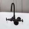 Bathtub Wall Mount Gooseneck Clawfoot Bathtub Faucet -VINTAGE TUB Store rmn149 1orb 2