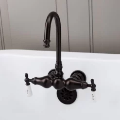 Bathtub Wall Mount Gooseneck Clawfoot Bathtub Faucet