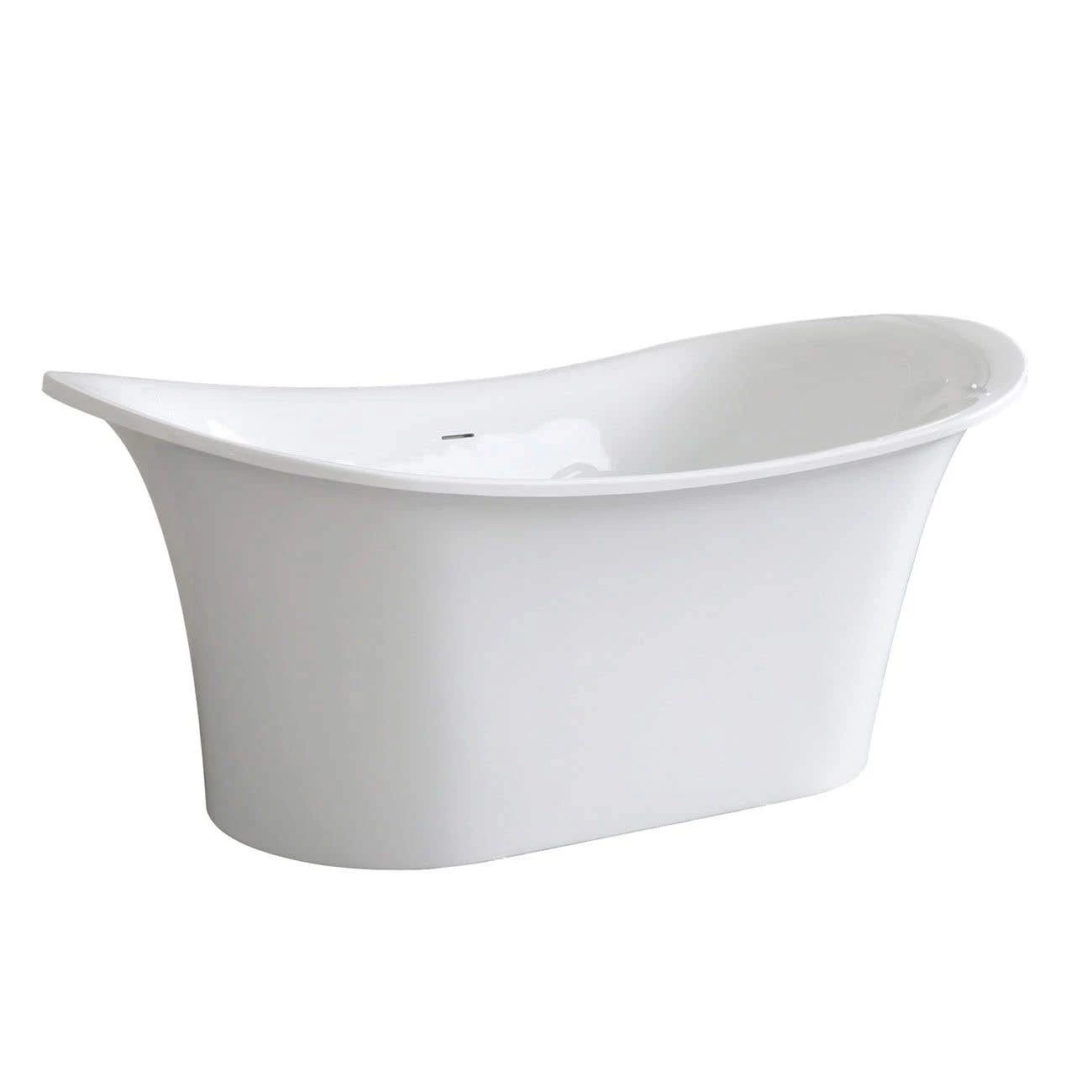 Campbell Acrylic Double Slipper Freestanding Tub - No Faucet Drillings 5 Campbell Acrylic Double Slipper Freestanding Tub - No Faucet Drillings - Image 3