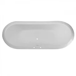 Mimi Cast Iron Double Slipper Pedestal Tub - Rim Faucet Drillings -VINTAGE TUB Store rmped rim top