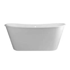 Manchester 67 Inch Cast Iron Double Ended Skirted Tub - No Faucet Drillings - White 8 Manchester 67 Inch Cast Iron Double Ended Skirted Tub - No Faucet Drillings - White -VINTAGE TUB Store rmsc1002 front 8