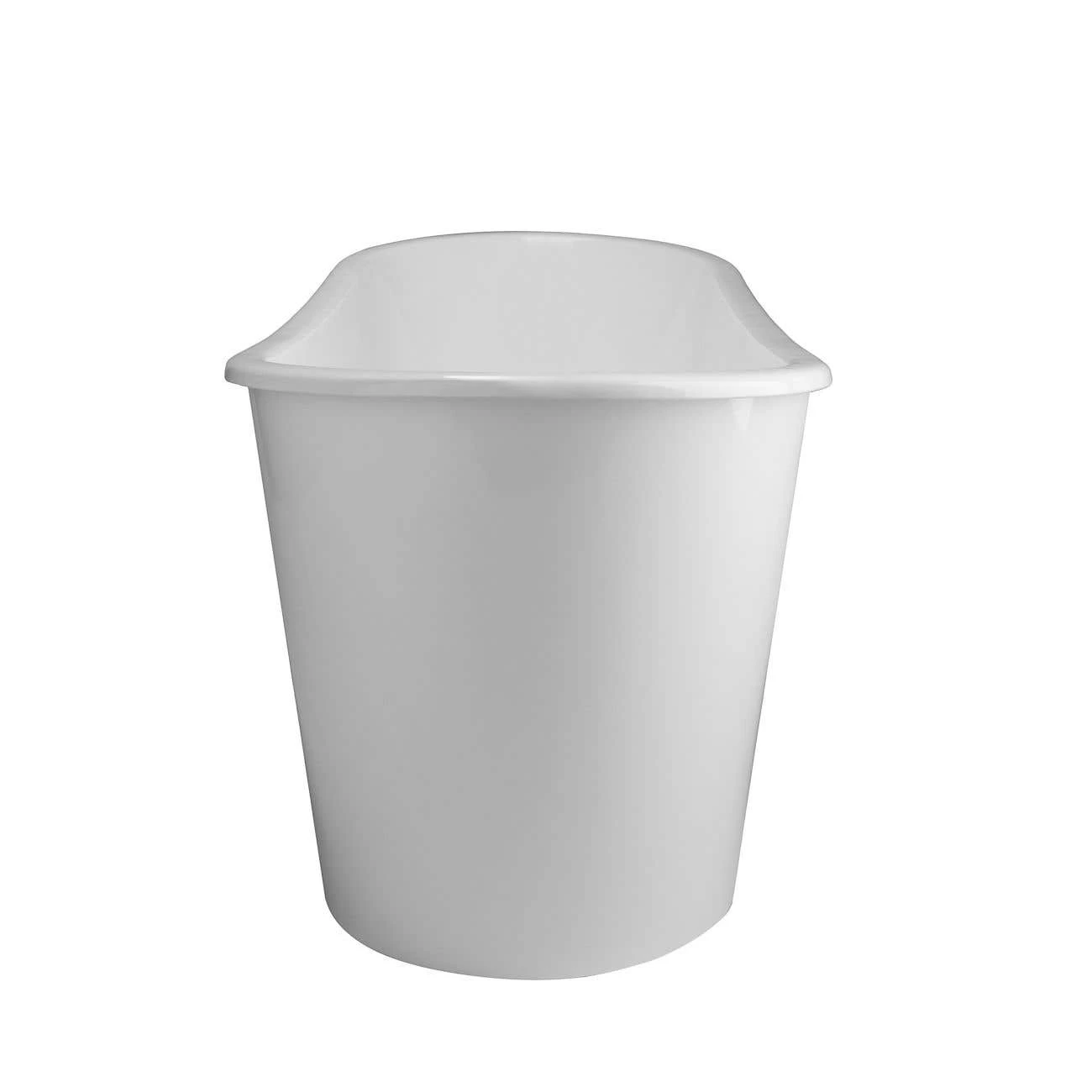 Manchester 67 Inch Cast Iron Double Ended Skirted Tub - No Faucet Drillings - White 5 Manchester 67 Inch Cast Iron Double Ended Skirted Tub - No Faucet Drillings - White - Image 3