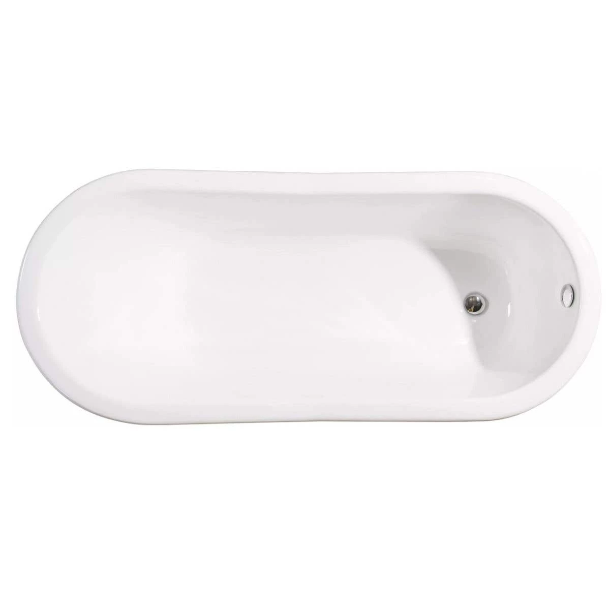 Exley 67 Inch Cast Iron Skirted Slipper Tub 4 Exley 67 Inch Cast Iron Skirted Slipper Tub - Image 2