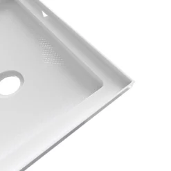 Mia 67 Inch Acrylic Double Ended Freestanding Tub And Shower Package -VINTAGE TUB Store rmshk33w c base corner