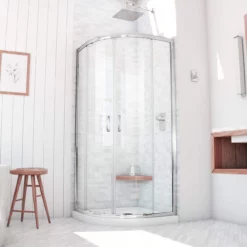 Mia 67 Inch Acrylic Double Ended Freestanding Tub And Shower Package -VINTAGE TUB Store rmshk33w c life