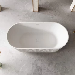 Vertical Acrylic Fluted Freestanding Tub -VINTAGE TUB Store rmtw 7681 59 life top