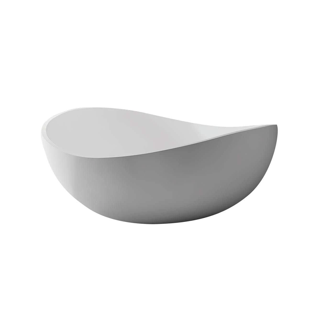 Aini 59 Inch Freestanding Acrylic Japanese Soaking Tub 4 Aini 59 Inch Freestanding Acrylic Japanese Soaking Tub - Image 2