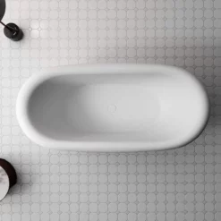 Franklin 67 Inch Freestanding Slipper Acrylic Tub -VINTAGE TUB Store rmtw7992 67 life top