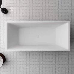 Clyde 67 Inch Pedestal Freestanding Acrylic Tub -VINTAGE TUB Store rmtw7995 67 life top