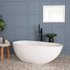 Kayla Resin Double Ended Matte Tub -VINTAGE TUB Store rmtw862 life angle