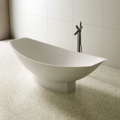 Emerson 70 Inch Resin Hammock Freestanding Tub