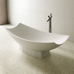 Everdeen 70 Inch Resin Hammock Freestanding Tub 7 Everdeen 70 Inch Resin Hammock Freestanding Tub -VINTAGE TUB Store rmtw8992 angle