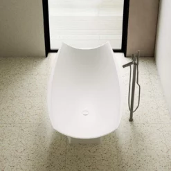 Everdeen 70 Inch Resin Hammock Freestanding Tub 8 Everdeen 70 Inch Resin Hammock Freestanding Tub -VINTAGE TUB Store rmtw8992 side