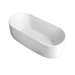 Nora 61 Inch Acrylic Double Ended Freestanding Tub -VINTAGE TUB Store rmtw91 top angle