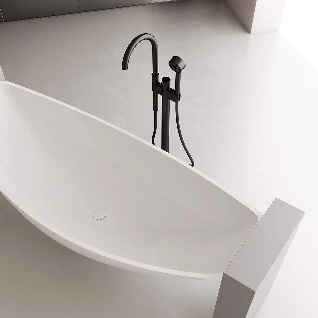 Vina 79 Inch Acrylic Floating Hammock Tub 8 Vina 79 Inch Acrylic Floating Hammock Tub - Image 6