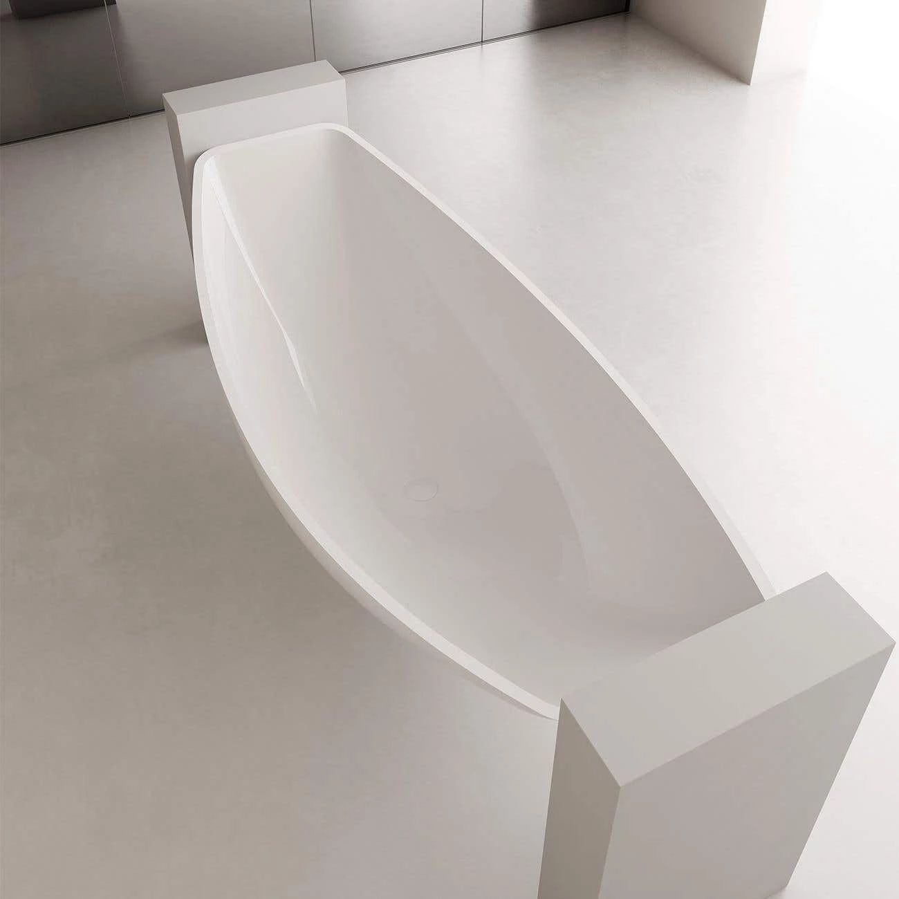 Vina 79 Inch Acrylic Floating Hammock Tub 5 Vina 79 Inch Acrylic Floating Hammock Tub - Image 3