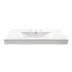 40 Inch Semi-Recessed Bathroom Sink