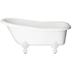 Ambassador Acrylic Slipper Clawfoot Tub - No Faucet Drillings