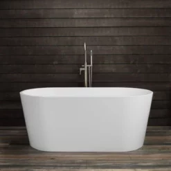 Chloe Acrylic Double Ended Freestanding Tub Package - No Faucet Drillings -VINTAGE TUB Store savingspackage36 bn