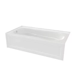 Vecelli 72 Inch Acrylic Alcove Bathtub - White -VINTAGE TUB Store vecelli tub shot02 ixkmo8nsfcxxe8rc