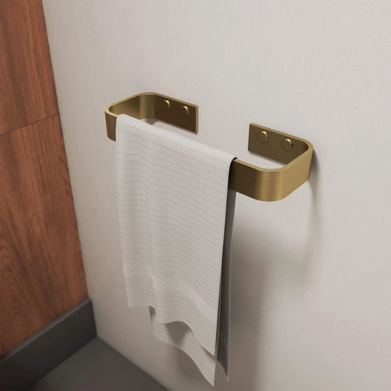 Flat Metal Hand Towel Holder 3 Flat Metal Hand Towel Holder