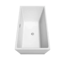 Sara Acrylic Double Ended Freestanding Bathtub - No Faucet Drillings -VINTAGE TUB Store wcbtk151459 t