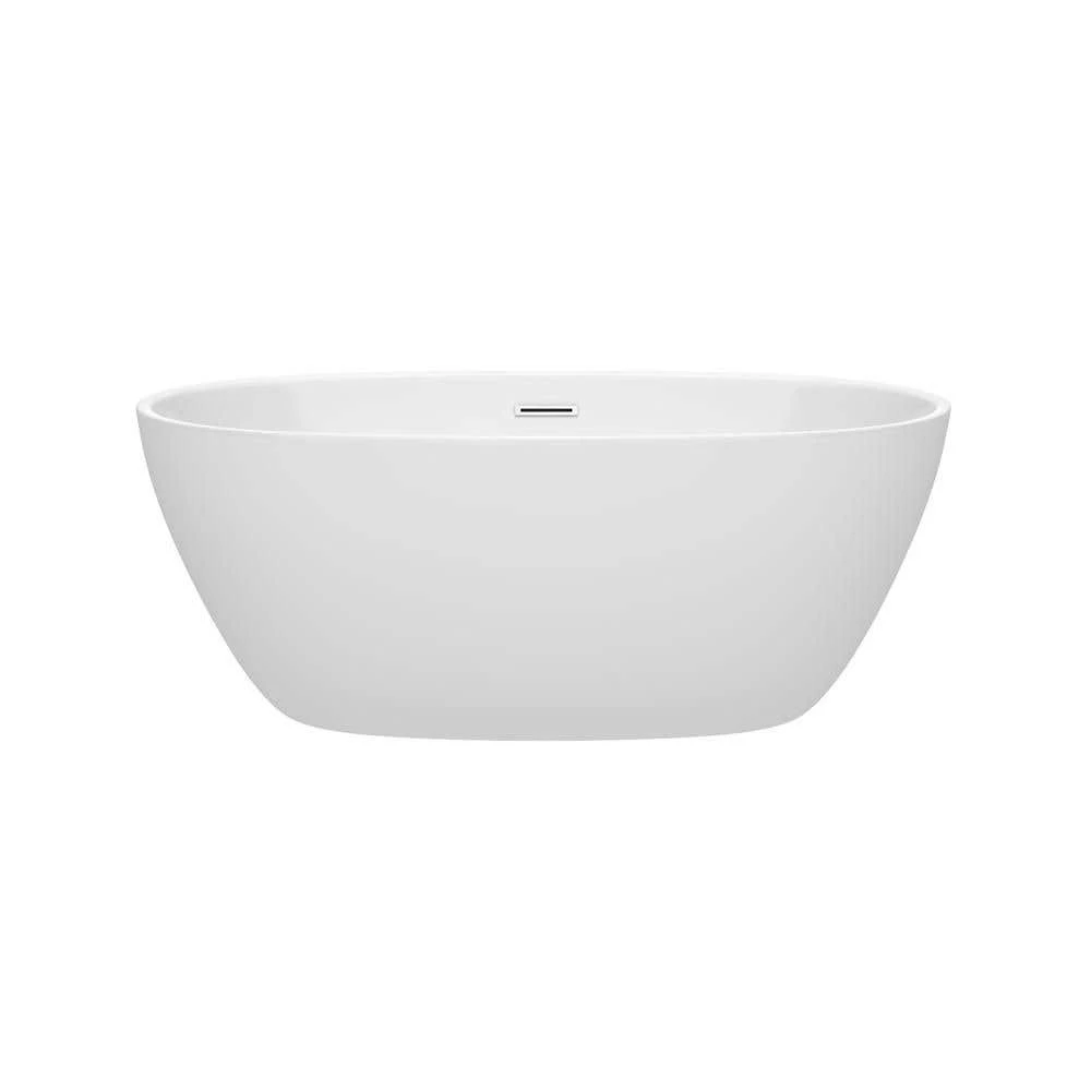 Juno Acrylic Double Ended Freestanding Bathtub - No Faucet Drillings 9 Juno Acrylic Double Ended Freestanding Bathtub - No Faucet Drillings - Image 7