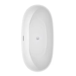 Juno Acrylic Double Ended Freestanding Bathtub - No Faucet Drillings 13 Juno Acrylic Double Ended Freestanding Bathtub - No Faucet Drillings -VINTAGE TUB Store wcbtk156167 t 1