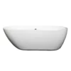 Melissa Acrylic Double Ended Freestanding Bathtub - No Faucet Drillings -VINTAGE TUB Store wcobt100065 1