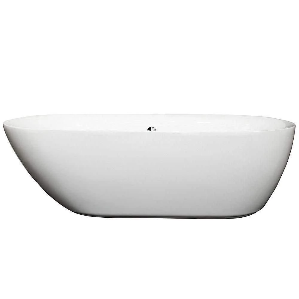 Melissa Acrylic Double Ended Freestanding Bathtub - No Faucet Drillings 4 Melissa Acrylic Double Ended Freestanding Bathtub - No Faucet Drillings - Image 2