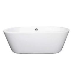 Mermaid Acrylic Double Ended Freestanding Bathtub - No Faucet Drillings -VINTAGE TUB Store wcobt100367 1