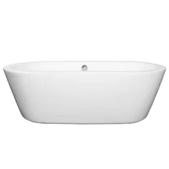 Mermaid Acrylic Double Ended Freestanding Bathtub - No Faucet Drillings -VINTAGE TUB Store wcobt100371 1 1